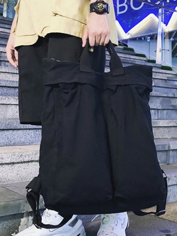 Vintage Large Canvas Backpack-2