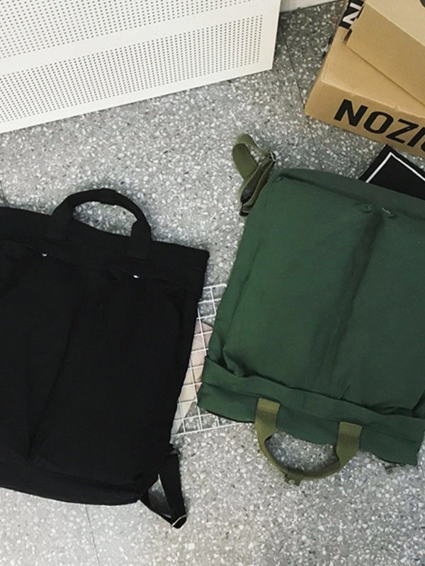 Vintage Large Canvas Backpack-3